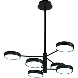Світильник стельовий Miorro LED Fiori з пультом ДУ 70W 2700-6000К чорний (51-313-002) - мініатюра 3