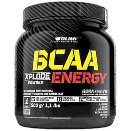 Аминокислота Olimp BCAA BCAA Xplode Energy 500 грамм Фруктовый пунш