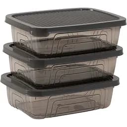 Набор контейнеров Herevin Style Grey 600мл 3 шт. (162331-012)