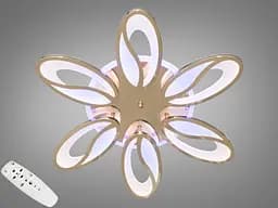 LED люстра на стелю з димером і кольоровим підсвічуванням,105W