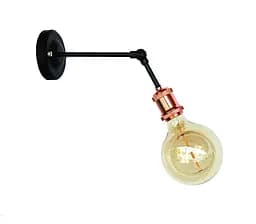 Бра настінне Levistella 752WM1106-1 E27 чорний рожеве золото для дому та зала