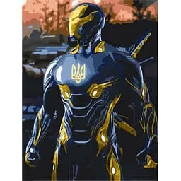 Картина за номерами Bambi Железный патриот 10382-NN 30х40 см