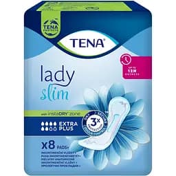 Урологічні прокладки Tena Lady Slim Extra Plus 6 крапель 8 шт. - мініатюра 2