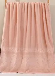 Махровое банное полотенце 90х180 см DT-956-48 мягкое полотенце для сауны и бани Персиковый