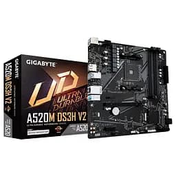 Материнська плата A520M DS3H V2 sAM4 A520 4xDDR4 M.2 HDMI DP mATX Gigabyte teh0019113 - мініатюра 6