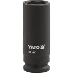 Головка торцева ударна 6-гранна Yato подовжена квадрат 1" М= 32 мм L= 90 мм (YT-1177)