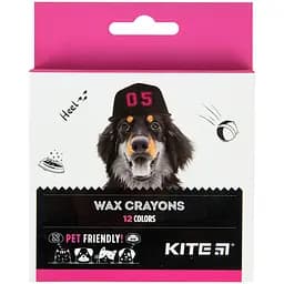 Крейда воскова Kite Dogs 12 кольорів (K22-070)