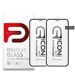 Захисне 3D скло для Apple iPhone 12 mini, Icon 3D, загартоване, 9H, загартоване скло, повне проклеювання, протиударне, глянсове з олеофобним покриттям, на весь екран, сумісне з чохлами, проста установка, ArmorStandart (ARM59889)