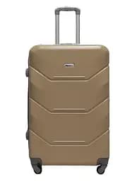 Валіза велика L ABS-пластик Milano bag 147M 76×51×31см 115л Золотий
