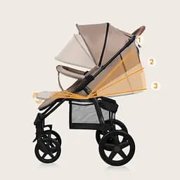 Прогулянкова коляска Lionelo Annet Plus Beige Sand (LO-ANNET PLUS BEIGE SAND) - мініатюра 17