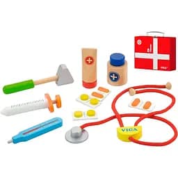 Ігровий набір Viga Toys Валіза лікаря (50530)