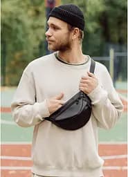 Чоловіча поясна сумка бананка Sambag 33х14 см sum0010720