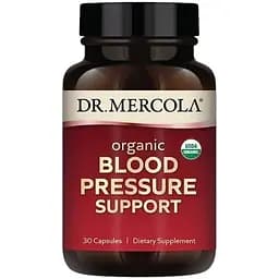Екстракт виноградних кісточок Dr. Mercola Organic Blood Pressure Support, 30 капсул для підтримки рівня артеріального тиску