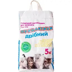 Бентонітовий наповнювач Пухнастики дрібний 5 кг (КРАФТ_ мелкий)