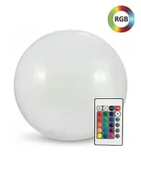 Світильник вуличний Polux 311368 Kula Led 3000K + RGB IP65 Wh