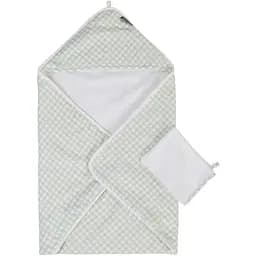 Рушник з капюшоном Childhome Forest, 80x80 см, м'ятний (CCBCJVF)