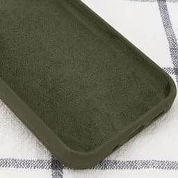 Чохол Silk Full Protective (AA) NO LOGO для Apple iPhone X / XS (5.8") Зелений / Dark Olive - мініатюра 2