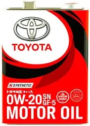 Моторна олива Toyota Motor Oil SP 0W-20 4 л (0888013205)