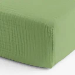 Комплект постільної білизни Cosas Forest CS1 Євро муслін базилік (Muslin_017Forest_El180x30-017Forest_200) - мініатюра 9