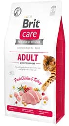 Сухий корм для котів Brit Care Cat GF Adult Activity Support 7 кг (курка та індичка)