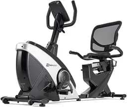 Горизонтальний велотренажер Hop-Sport HS-070L Helix сріблястий iConsole+ - мініатюра 1