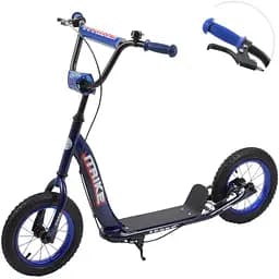 Самокат iTrike городской подростковый 28х11х73-85 см Черно-синий 000222987