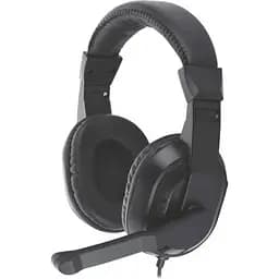 Наушники Gemix HP-210MV черный 2 x Mini jack (3.5мм) накладные регулятор громкости кабель 1.5 м