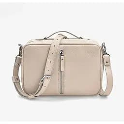 Жіноча шкіряна сумка Avenue світло-бежевий флотар