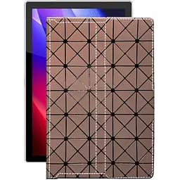 Чехол StatusCASE из экокожи для планшета iHunt PC 10 Pro Коричневый ромб