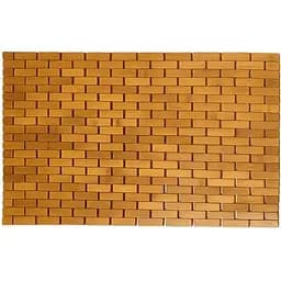 Бамбуковый коврик для ванной комнаты RUHHY 26048 80×50 см натуральная подстилка с антискользящим покрытием