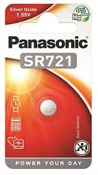 Батарейка Panasonic SR-721EL/1B срібно-цинкова SR721 (361 V361 D361) блістер 1 шт.