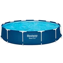 Каркасный бассейн Bestway STEEL PRO 366х76 с фильтром и насосом 56679