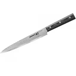 Ніж кухонний для тонкої нарізки Samura 195 мм Чорний 000266587