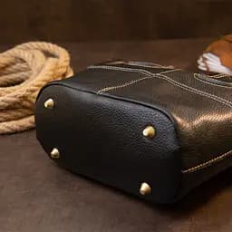 Жіноча шкіряна сумка на блискавці Vintage 25х27х5 см sum0013986 - мініатюра 7