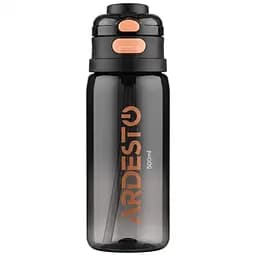 Пляшка для води Ardesto Gym чорний 800 мл (AR2280GL)