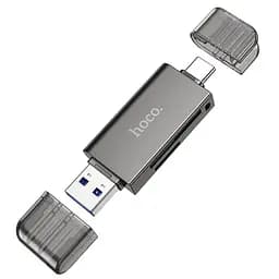 Картридер Hoco HB39 2 в 1 USB/Type-C 3.0