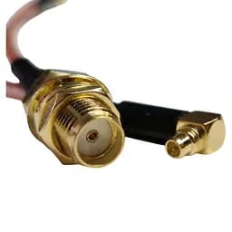 Антенний кабель RG316 - перехідник MMCX кутовий в SMA Female RG1316 10 см - мініатюра 3
