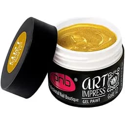 Гель-фарба PNB UV/LED Art Impress gel paint gold 12 золото 5 мл