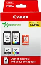 Комплект No.46: Картридж Canon PG-46Bk/CL-56 кольор. Value Pack Canon teh0018681
