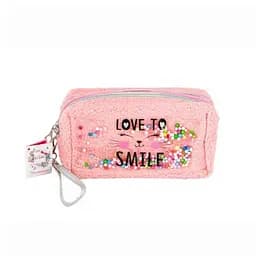 Детская косметичка "Love to Kiss" Lukky T24810(рожевий) плюшевая