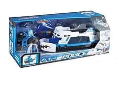 Корабль 660 S-01 "Полиция", катер, акула, транспорт, свет, звук, в коробке (6946613589331)