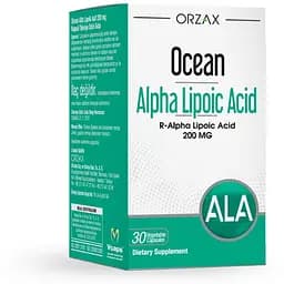 Натуральна добавка Orzax Ocean Alpha Lipoic Acid 200 mcg, 30 капсул