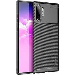 Чохол-накладка iPaky Carbon Fiber Series/Soft TPU Case Samsung Galaxy Note 10+ Black