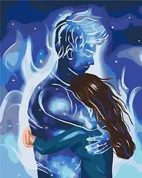 Картина за номерами на підрамнику Brushme Ти - мій космос