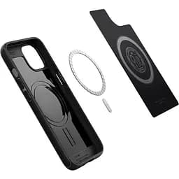 Оригінальний протиударний чохол Spigen для iPhone 13 / iPhone 14 Core Armor MagSafe MagFit Black ACS04676 - мініатюра 4