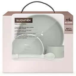 Набір посуду для годування Suavinex Colour Essence зелений (401542) - мініатюра 7
