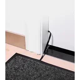 Патч-корд Ugreen NW101 Cat 6 U/UTP Pure Copper Ethernet Flat Cable 2m Black [50185] [111838] - мініатюра 4