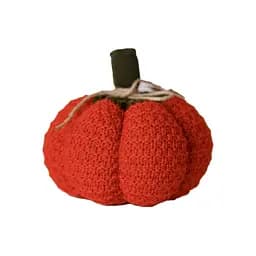 Декоративний текстильний виріб Прованс Pumpkin помаранчевий 15 см (40268)