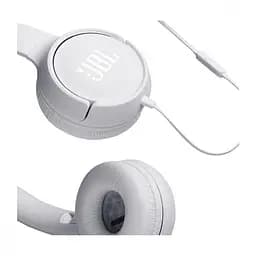 Навушники з мікрофоном JBL T500 White (JBLT500WHT) - мініатюра 7