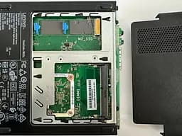 Компьютер Lenovo ThinkCentre M625q Tiny (AMD E2-9000e / 4GB DD4 / SSD 128GB) б/в - мініатюра 8